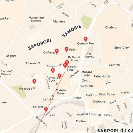 Mappa che mostra la posizione di Sapori di Casa in Via del Corso, Roma